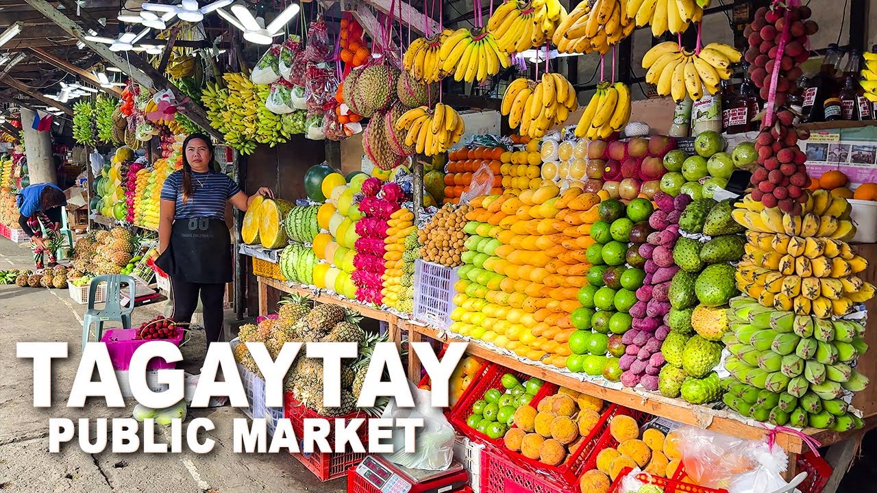 Tagaytay Public Market Tour | Fresh Fruits from the Cool Highlands of Cavite | Philippines