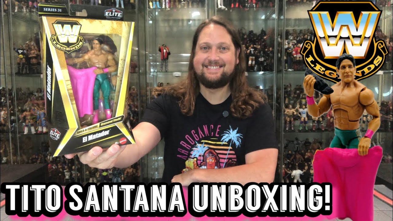 Tito Santana El Matador WWE Legends 31 Unboxing & Review! - YouTube