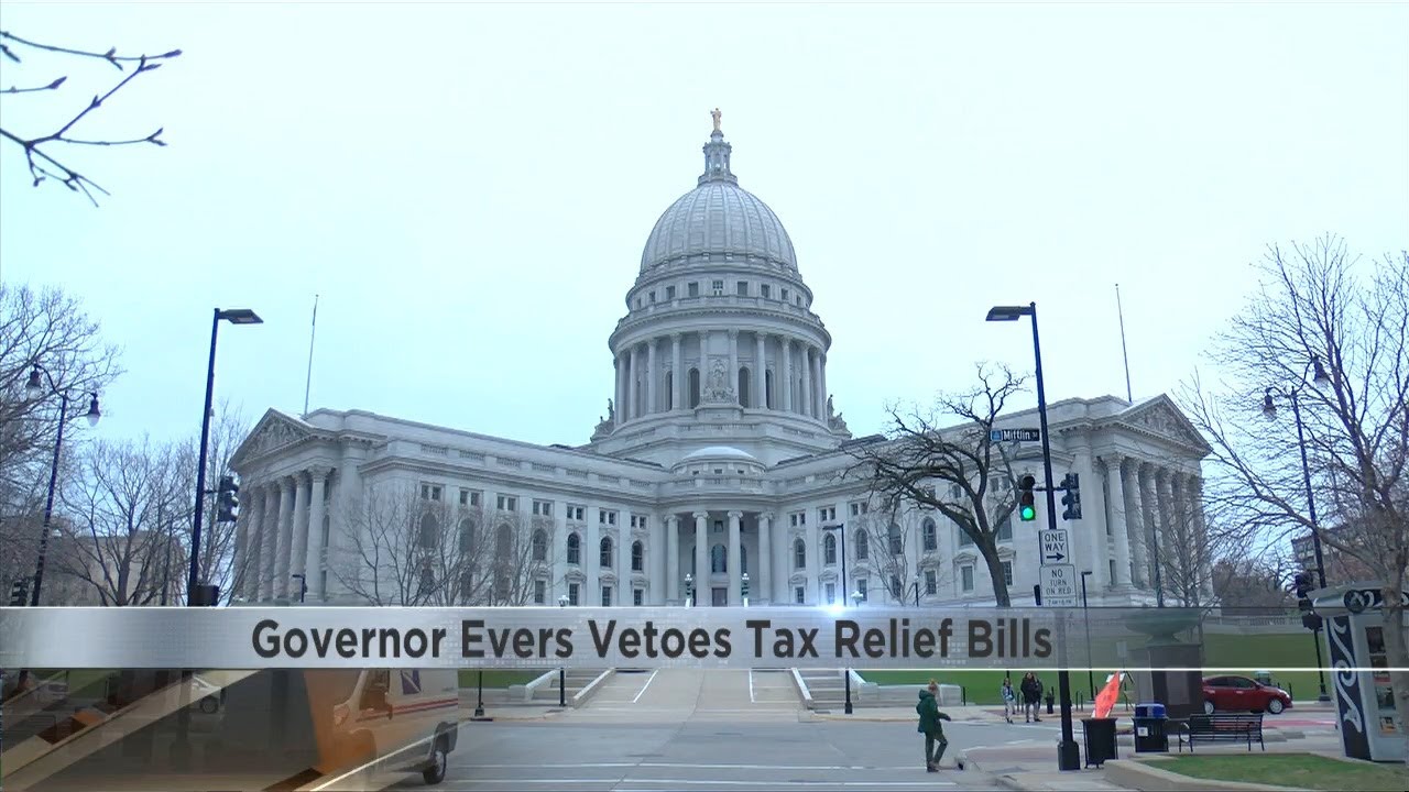 Gov. Evers vetoes Wisconsin tax breaks on tips and overtime pay