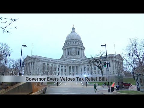 Gov. Evers vetoes Wisconsin tax breaks on tips and overtime pay