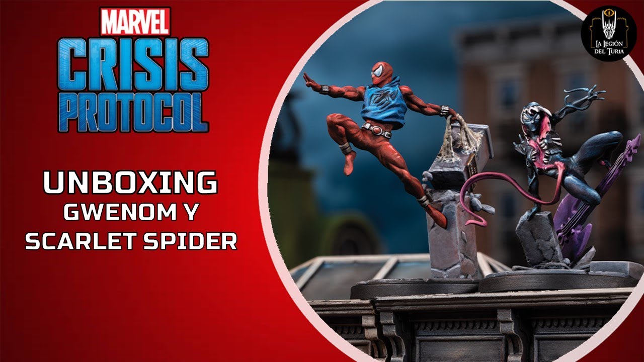MARVEL Crisis Procol: Unboxing: Gwenom y Scarlet Spider
