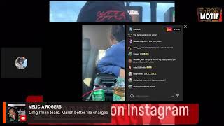 ChriseanRock explain how Blueface be@t Marsh and took Jr. IG reaction vid