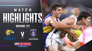 West Coast v Fremantle Highlights | Round 22, 2023 | AFL