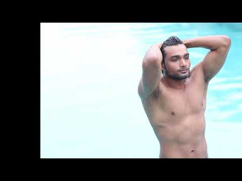 Hot Indian Male Actor & Model - Rahul Yadav Behind the scenes of Underwear Photo shoot