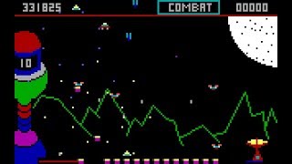 Moon Bugs (1983) Gameplay (long)
