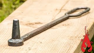 Blacksmithing - Making a round power hammer punch