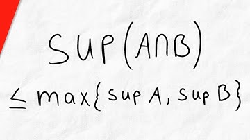 Bound for Supremum of the Intersection of Sets | Real Analysis Exercises