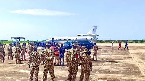 President Bola Ahmed Tinubu addresses flood victims in Maiduguri