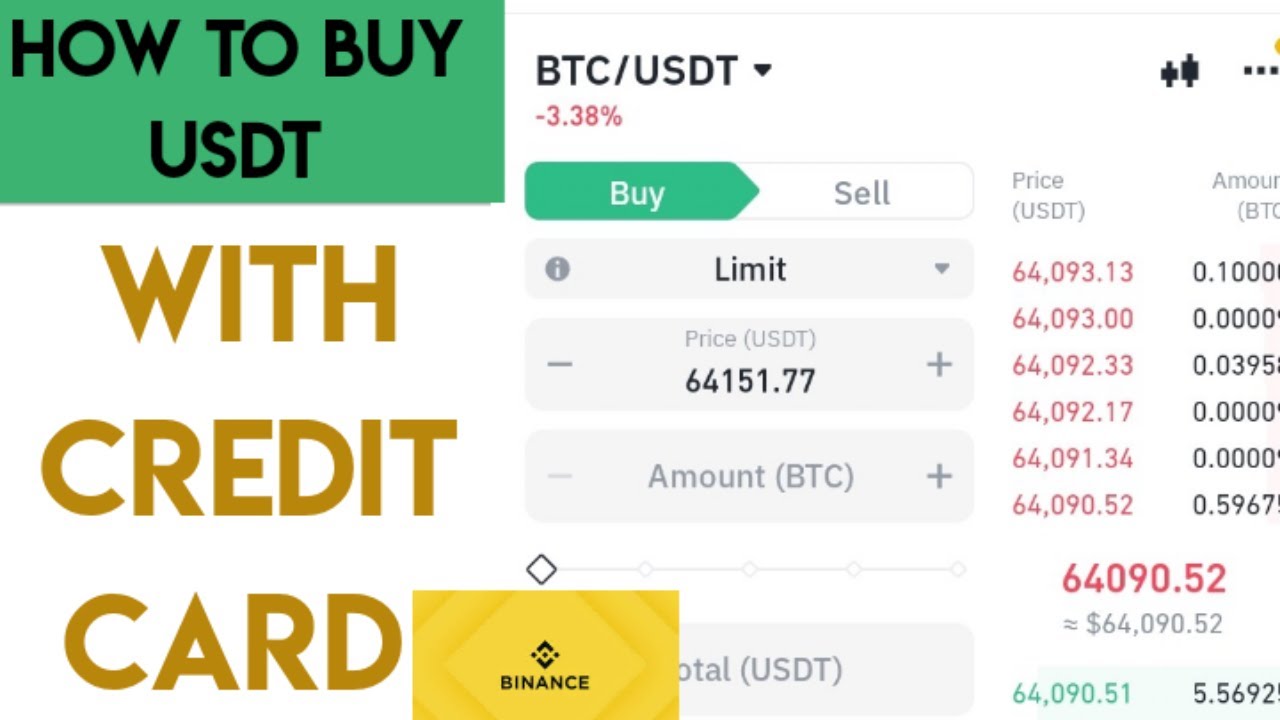 How To Buy USDT in Binance with credit card #cryptocurrency - YouTube