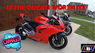 Ducati Panigale V2 vs Yamaha R6 || Complete breakdown comparison || Which is better?