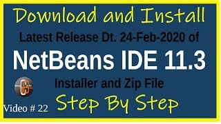 Download and Install NetBeans 11.3 IDE Installer and Zip File Step by Step