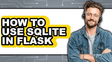 How to Use Sqlite in Flask (only Way)