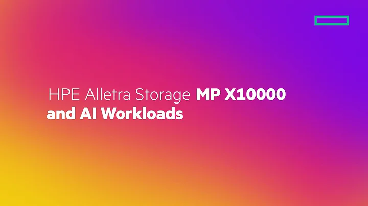 HPE Alletra Storage MP X10000 and AI Workloads