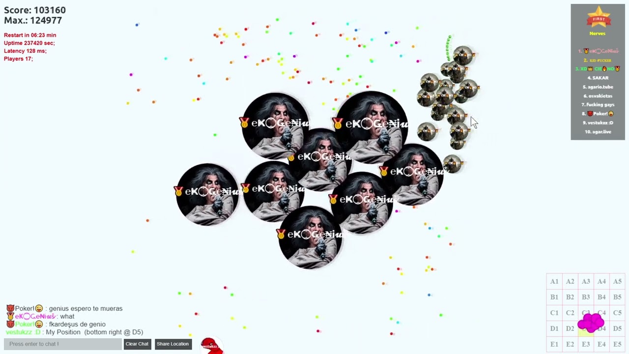 agar.live instant merge server solo uncut