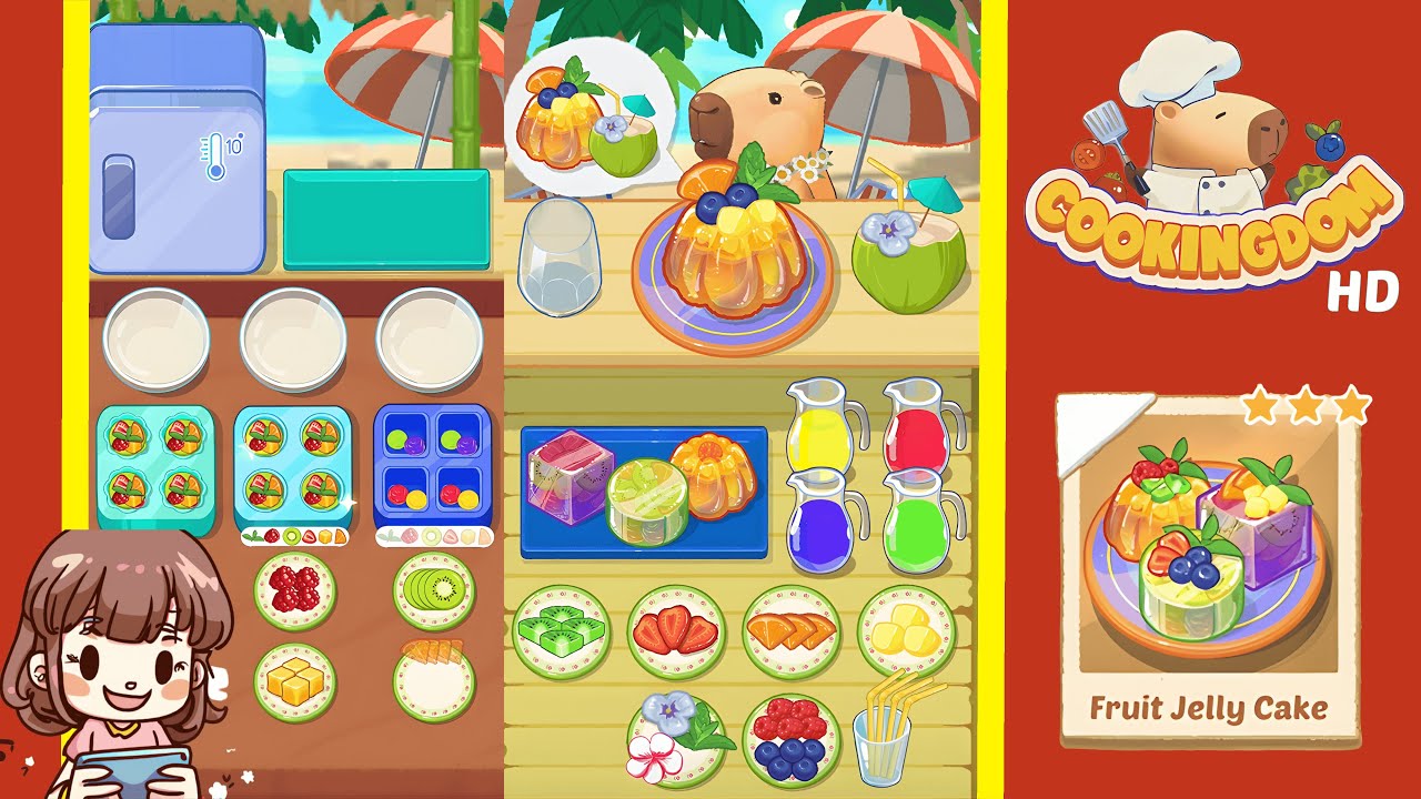 Cookingdom Level 130 Fruit Jelly Cake Solution Walkthrough - YouTube