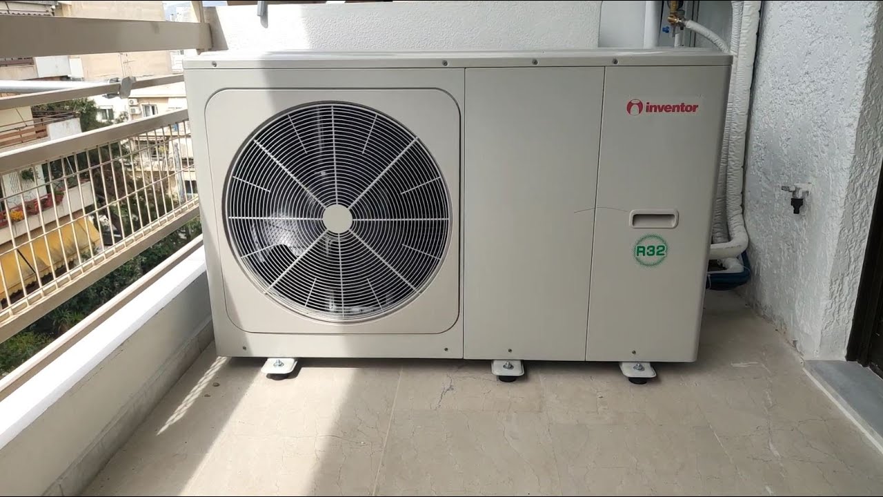 Άνω Πατήσια 2022 - Inventor Matrix ATM16S εγκατάσταση αντλίας θερμότητας μεσαίων θερμοκρασιών(65°C)