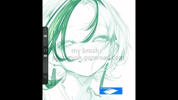 The brush is in the link below in the introduction. #procreate #procreateart #procreatebrushes