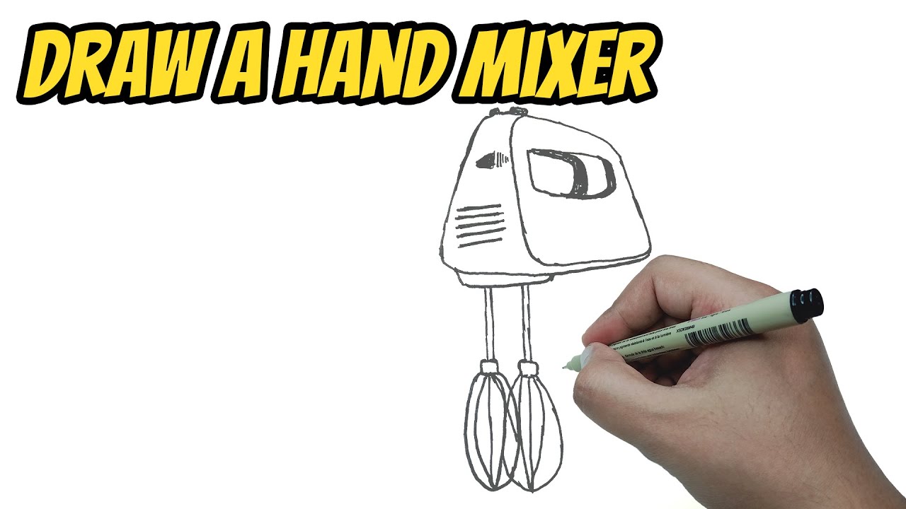 Concept sketch of hand mixer by Kukubird84 on DeviantArt