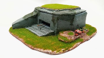 Anti-Tank Pillbox 1/72 Scale DIY How to Build