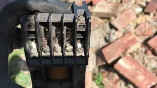 Burnt contactor 🔥🛠️