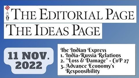 11th November 2022 | Gargi Classes The Indian Express Editorials & Idea Analysis | By R.K. Lata