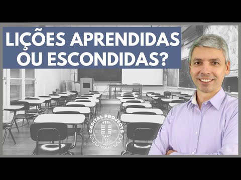 Vídeo: São lições aprendidas ou aprendidas?