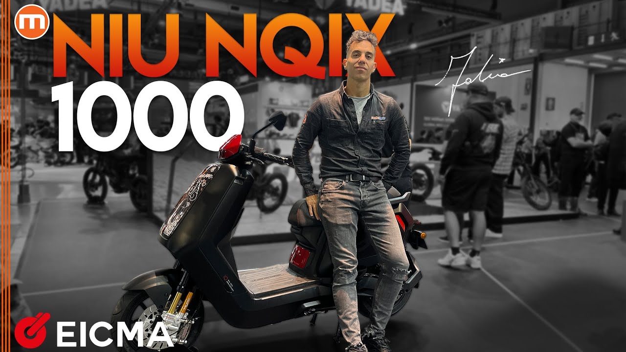 Niu NQiX 1000 | Lo scooter elettrico con tre batterie a EICMA 2025