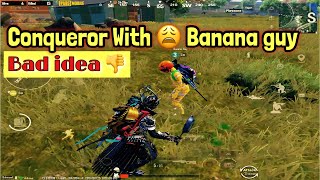 Ranking up with Banana Guy - Conqueror Top 10 - Pubg Mobile