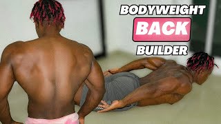 Bodyweight Back workout at home - No equipment
