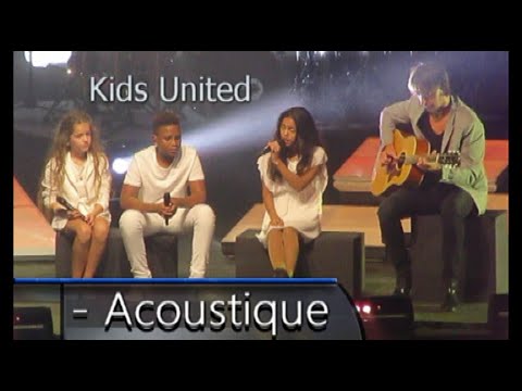KIDS UNITED " IMAGINE" concert acoustique - YouTube