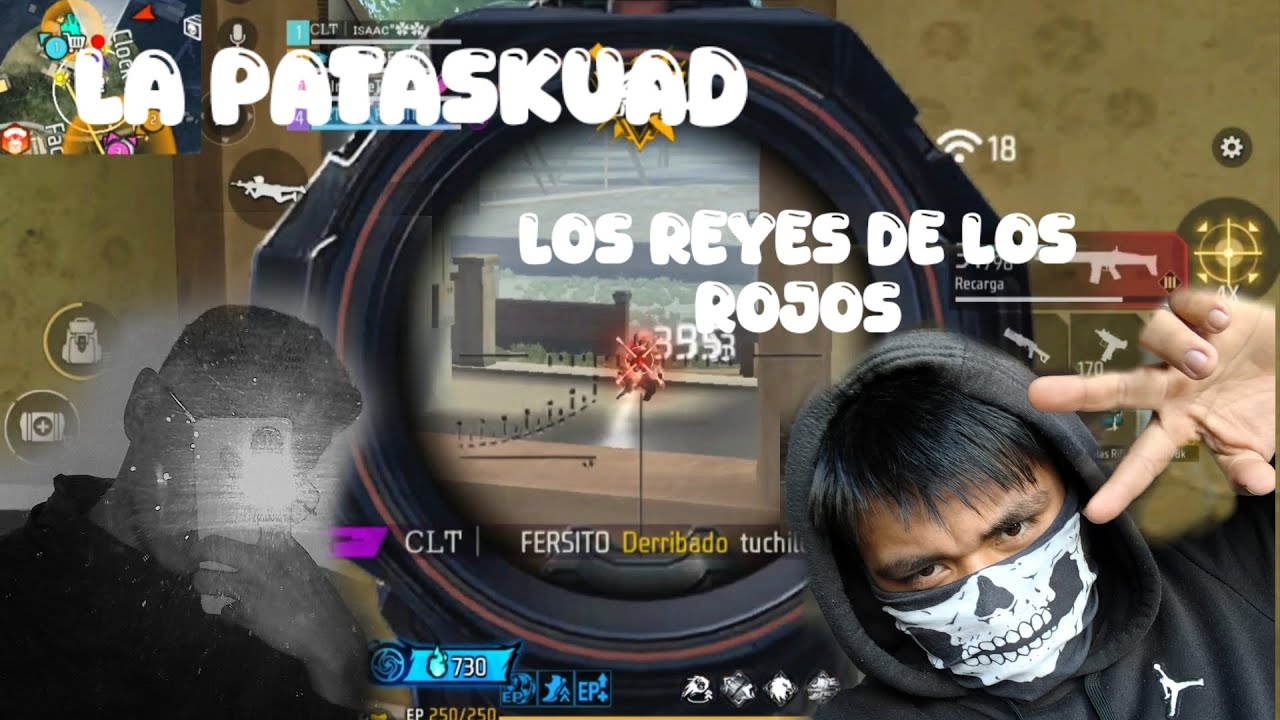 La Pataskuad los reyes de los rojos *Free Fire*