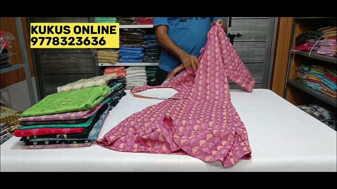 VJ Brand, Our Own Brand, Manufacturing Ourself, 44 Inch Length,3/4 Sleeves,Overlocked, Price 175/-rs