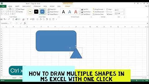 How to Insert and Customize Shapes in MS Excel