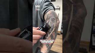 Shaving Detail Into A Tattoo 👌😳