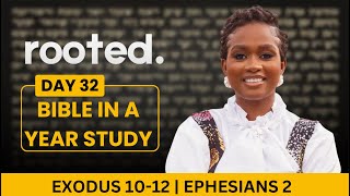 ROOTED:DAY32 - BIBLE IN A YEAR | Significance of the plagues of Egypt