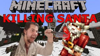 Killing Santa In Minecraft - Minecraft Adventure Map: Trouble In Christmas Town Finale!!! screenshot 5