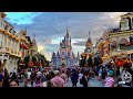 A Busy Evening at Magic Kingdom - Filmed in 4K | Walt Disney World Orlando Florida September 2021