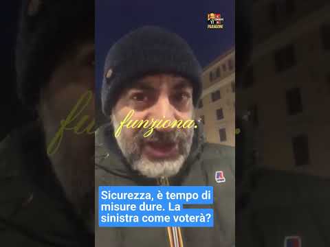 Gianluigi Paragone - Sicurezza, è tempo di misure dure. La sinistra come voterà? (02.02.26)