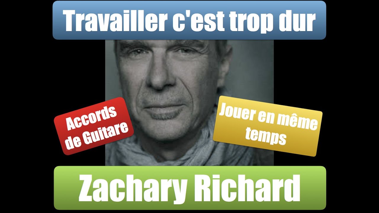 Travailler c'est trop dur - Accords de guitare avec Michel Pitre - YouTube