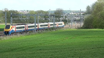 EMR Class 222 Departing Wellingborough