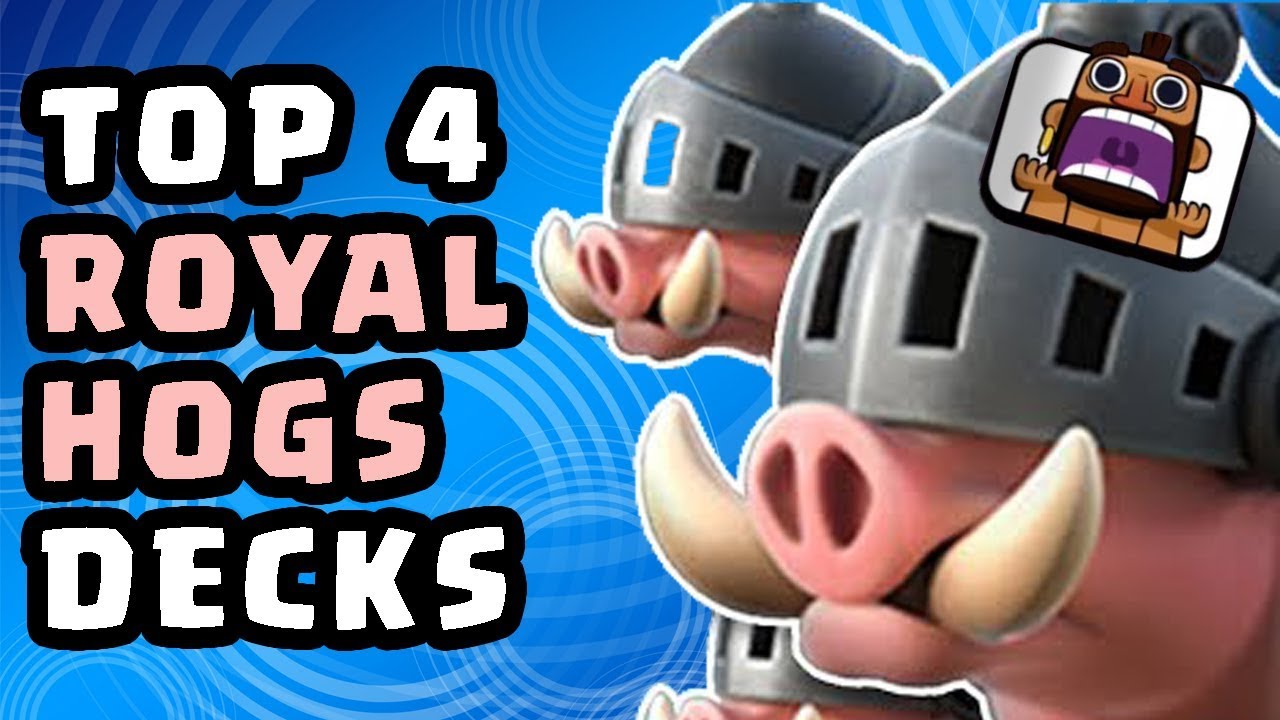 THE BEST ROYAL HOGS DECKS aka "Прасетата на Димо" Clash Royale YouTube