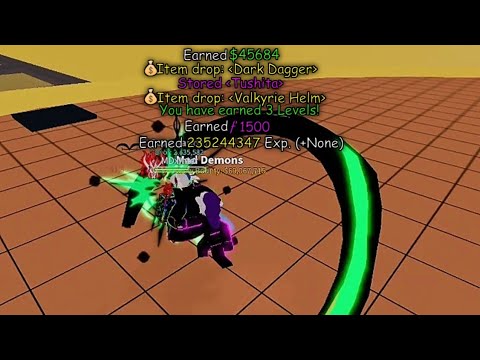 Showcasing and doing COMBOS with Dark Dagger! Blox Fruits NEW UPDATE 