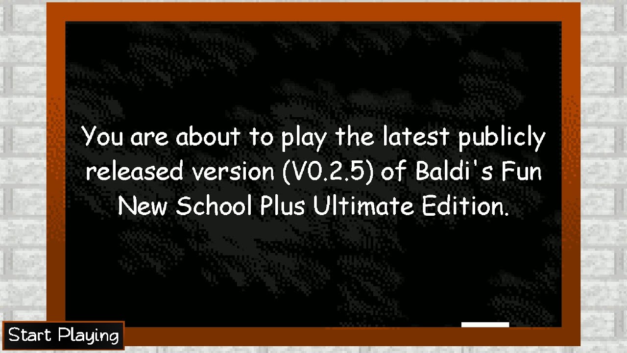 Baldi fun new school ultimate edition