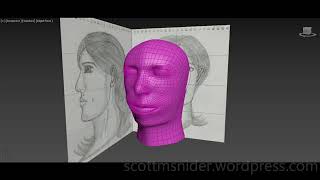 Ponikarovsky: 3DS MAX Practice Polygon Modeling Head Model Video #70 (04-23-2026)