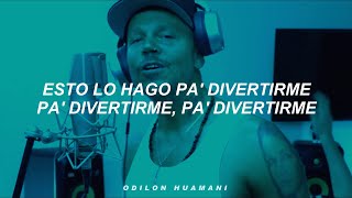 RESIDENTE || BZRP Music Sessions #49 (Letra) Esto lo hago pa divertirme