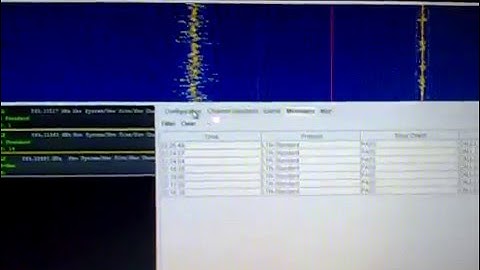 HackRf One test with sdrtrunker