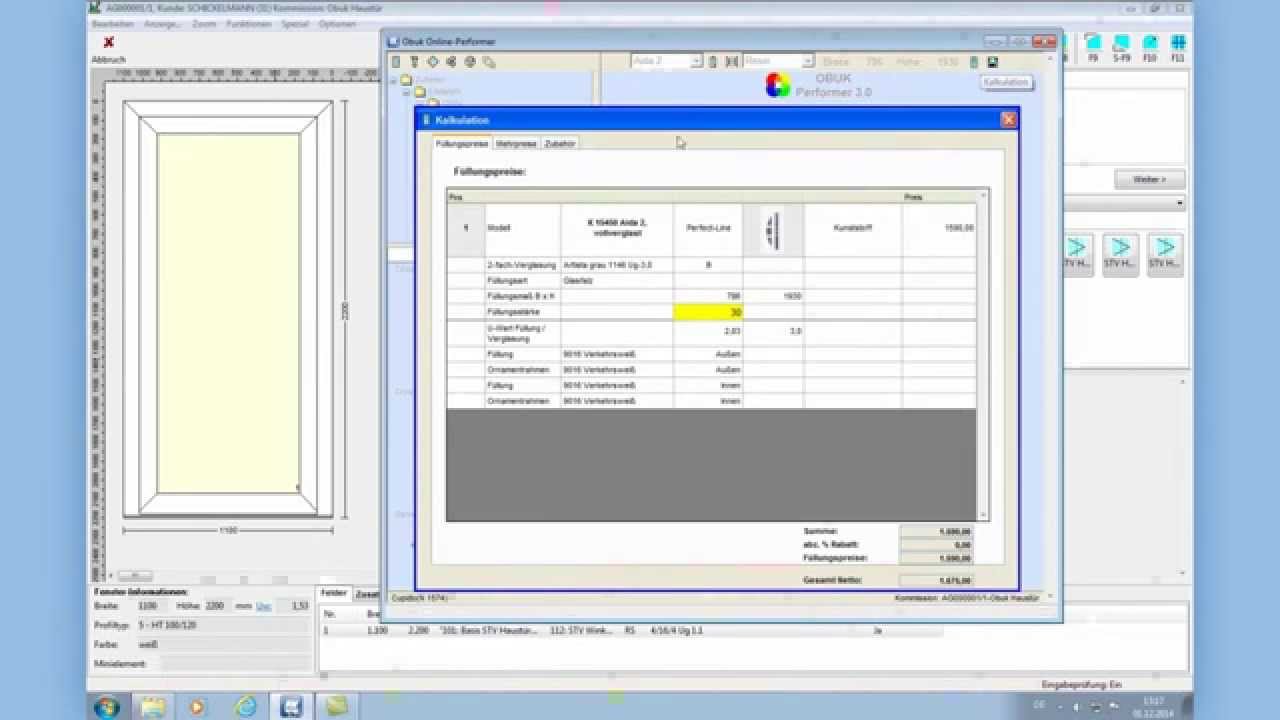 Winkhaus AV-WIN unterstützt Schnittstellen von Rodenberg und Obuk - YouTube
