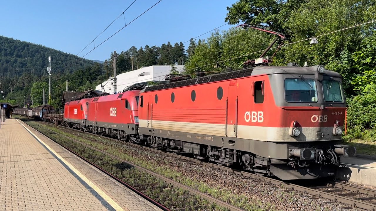 Zugverkehr/Trains at VillachWarmbad 30.06.23 YouTube