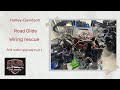 Harley davidson road glide in for a huge wiring rescue and an audio upgrade