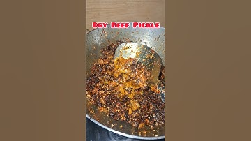#Dry Beef Pickle 😋#yummy🤤